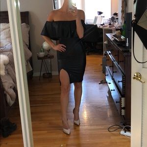 Pleather mini dress size small